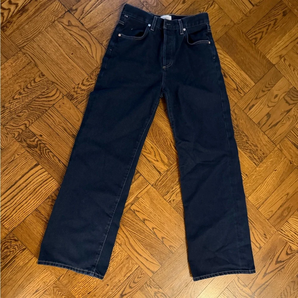 Citizens Of Humanity Dark Wide Leg Jeans - Picture 1 of 4